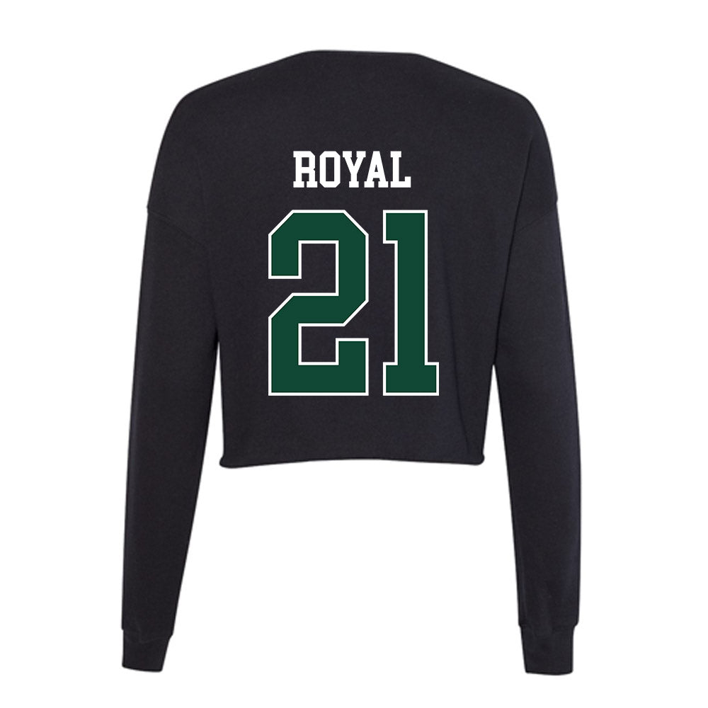 Ohio - NCAA Men's Basketball : Devin Royal - Classic Shersey Women's Cropped Crew Fleece-1