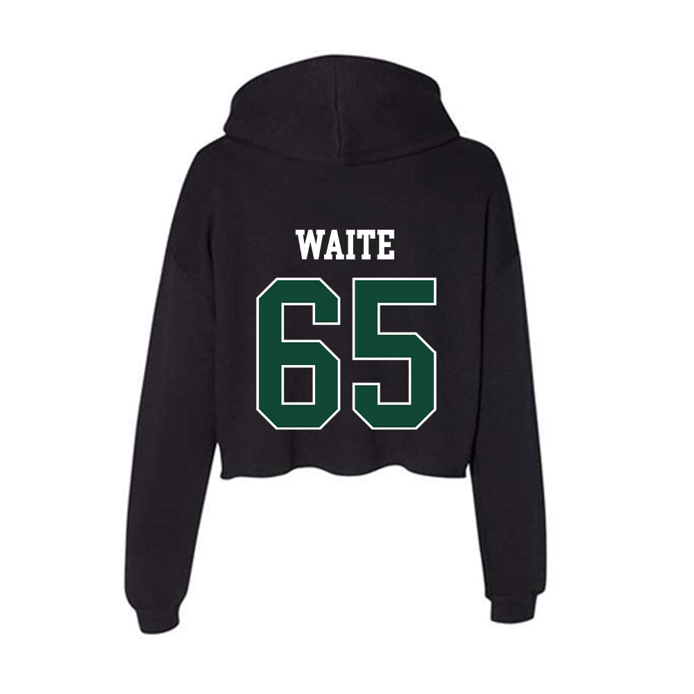 Ohio - NCAA Football : Joshua Waite - Classic Shersey Women's Crop Fleece Hoodie-1