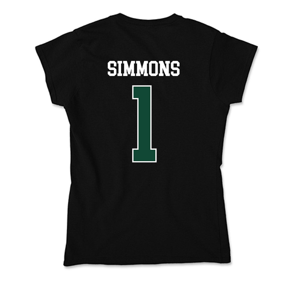 Ohio - NCAA Men's Basketball : Javan Simmons - Classic Shersey Soft Style Women’s T-Shirt-1