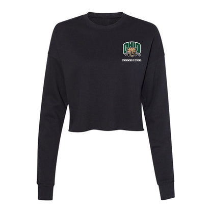Ohio - NCAA Women's Swimming & Diving : Stephanie Balthaser - Classic Shersey Women's Cropped Crew Fleece-0
