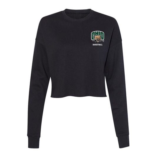 Ohio - NCAA Men's Basketball : Elijah Elliott - Classic Shersey Women's Cropped Crew Fleece-0
