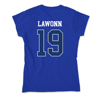 Drake - NCAA Football : Logan Lawonn - Soft Style Women’s T-Shirt-1
