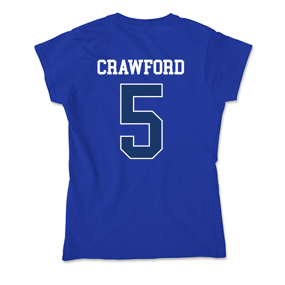 Drake - NCAA Women's Basketball : Mya Crawford - Soft Style Women’s T-Shirt-3