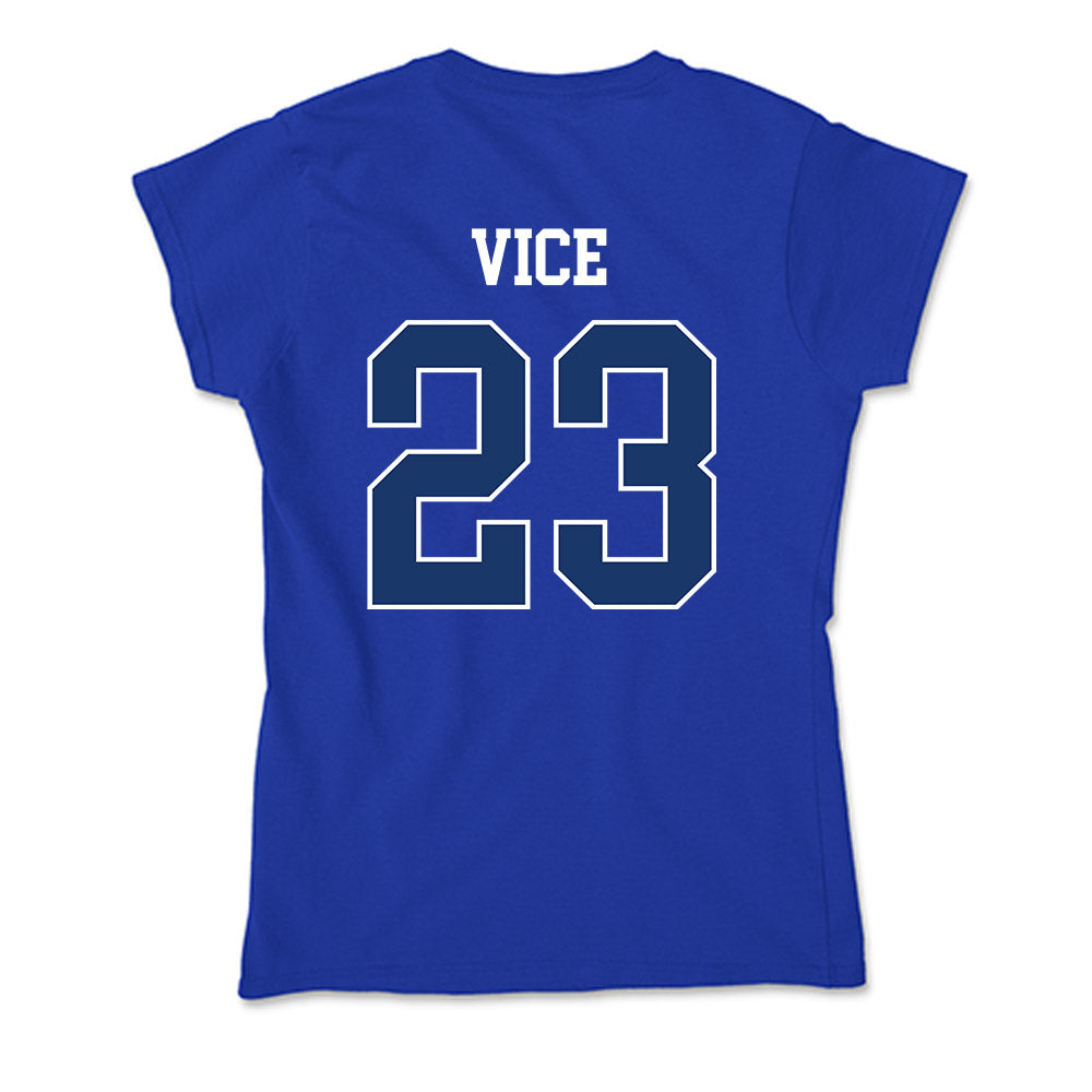 Drake - NCAA Women's Basketball : Quinn Vice - Soft Style Women’s T-Shirt-3