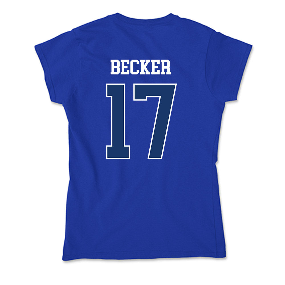 Drake - NCAA Women's Basketball : Anna Becker - Soft Style Women’s T-Shirt-3