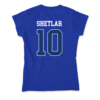 Drake - NCAA Men's Basketball : Eli Shetlar - Soft Style Women’s T-Shirt-1