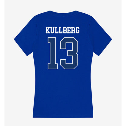 Drake - NCAA Women's Soccer : Lauren Kullberg - Women's V-Neck T-Shirt-1
