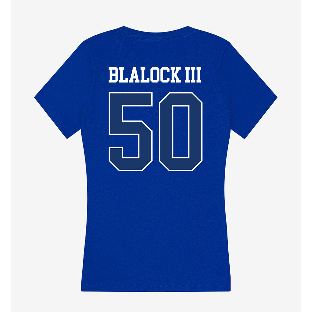 Drake - NCAA Football : Gene Blalock III - Women's V-Neck T-Shirt-1