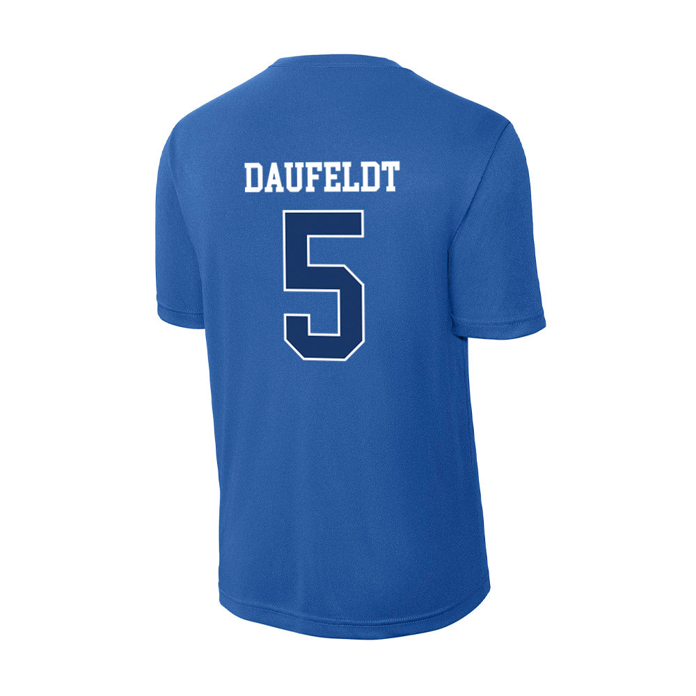 Drake - NCAA Women's Volleyball : Macy Daufeldt - Activewear T-Shirt-1