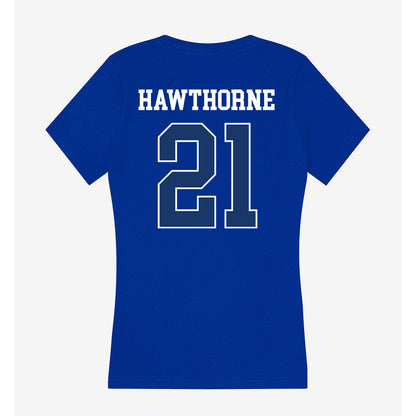 Drake - NCAA Women's Basketball : Ava Hawthorne - Women's V-Neck T-Shirt-1