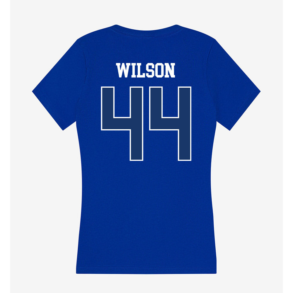 Drake - NCAA Football : Benjamin Wilson - Women's V-Neck T-Shirt-1