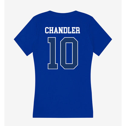 Drake - NCAA Men's Track & Field : Deylin Chandler - Women's V-Neck T-Shirt-1