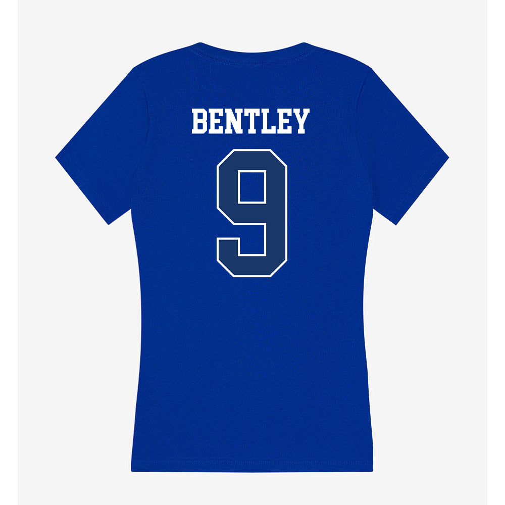 Drake - NCAA Women's Soccer : Maia Bentley - Women's V-Neck T-Shirt-1