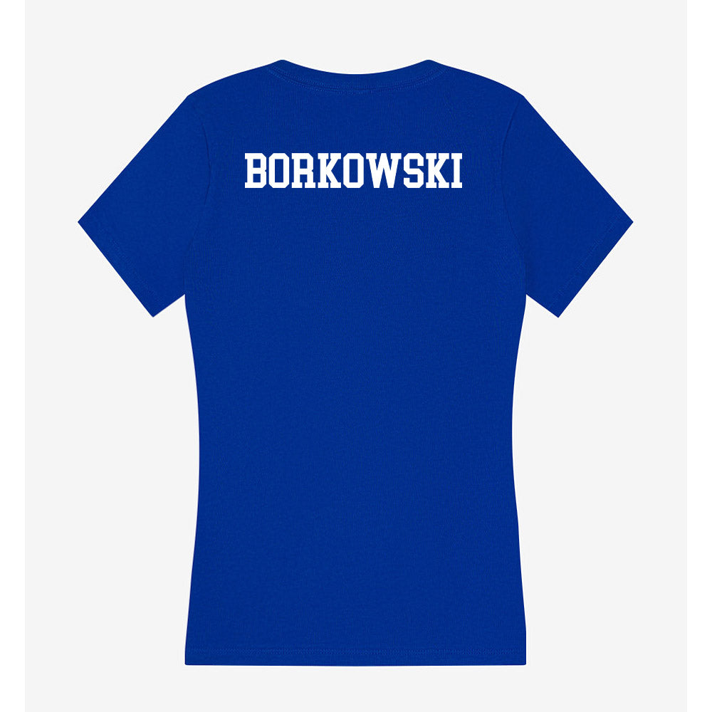 Drake - NCAA Women's Rowing : Zoey Borkowski - Women's V-Neck T-Shirt-1