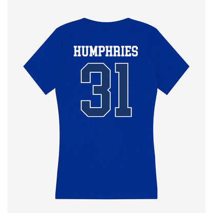 Drake - NCAA Football : Nick Humphries - Women's V-Neck T-Shirt-1
