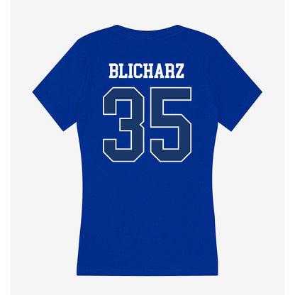 Drake - NCAA Football : Cody Blicharz - Women's V-Neck T-Shirt-1