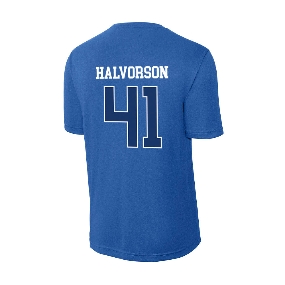 Drake - NCAA Football : Spencer Halvorson - Activewear T-Shirt-1