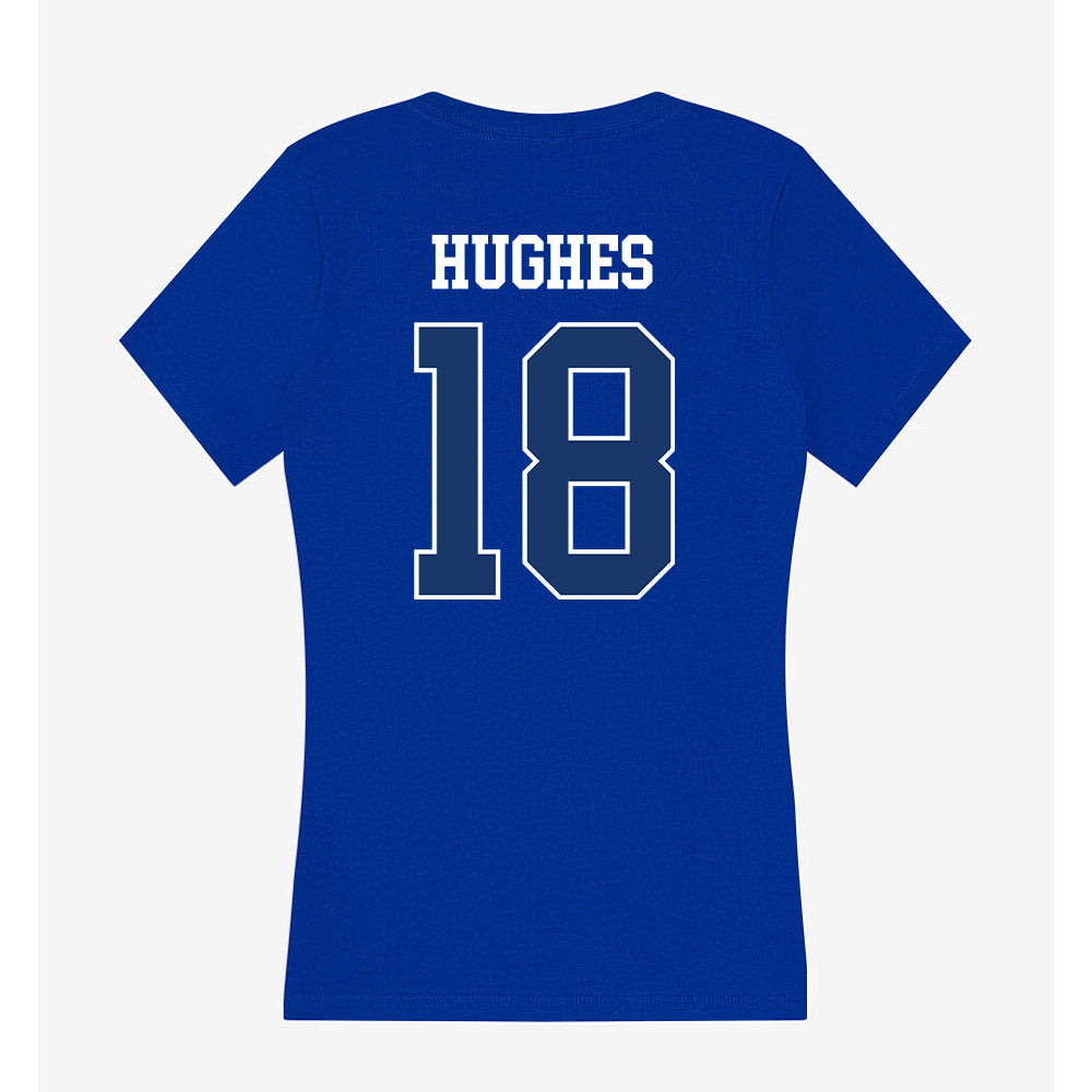Drake - NCAA Football : Holden Hughes - Women's V-Neck T-Shirt-1
