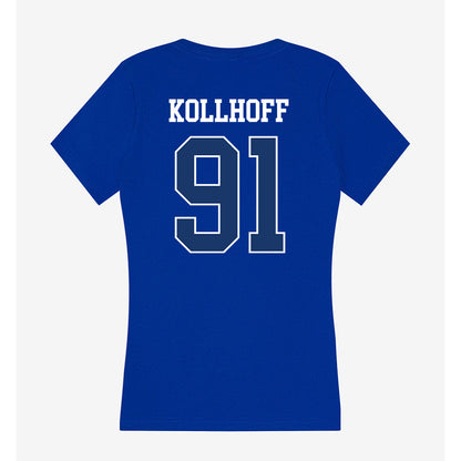 Drake - NCAA Football : Griffin Kollhoff - Women's V-Neck T-Shirt-1