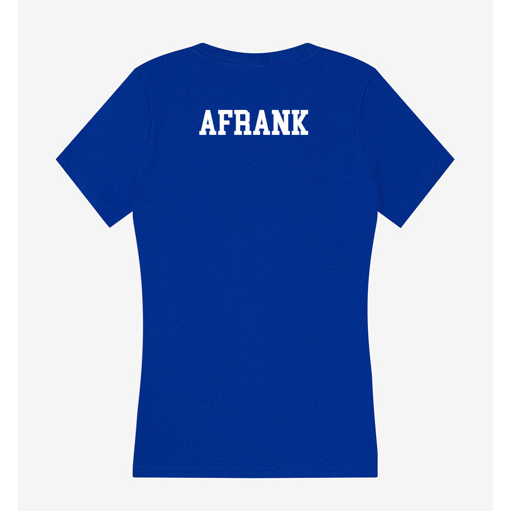 Drake - NCAA Women's Rowing : Allyson Afrank - Women's V-Neck T-Shirt-1