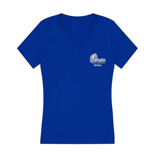 Drake - NCAA Football : Donovan Collins - Women's V-Neck T-Shirt-0
