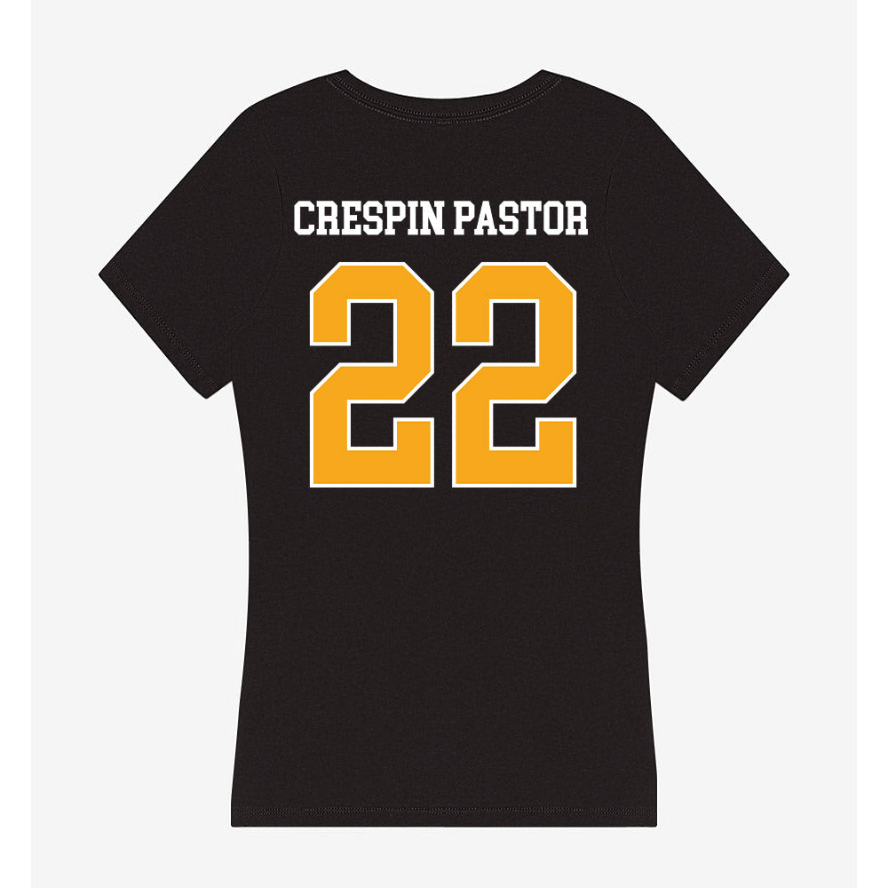 VCU - NCAA Women's Basketball : Laia Crespin Pastor - Women's V-Neck T-Shirt-1