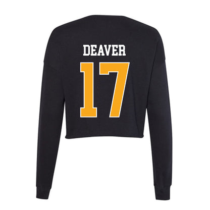 VCU - NCAA Women's Field Hockey : Carley Deaver - Women's Cropped Crew Fleece-1