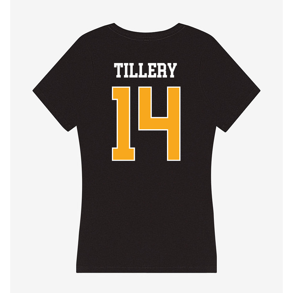 VCU - NCAA Men's Basketball : Jordan Tillery - Women's V-Neck T-Shirt-1