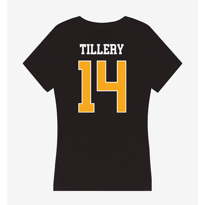 VCU - NCAA Men's Basketball : Jordan Tillery - Women's V-Neck T-Shirt-1
