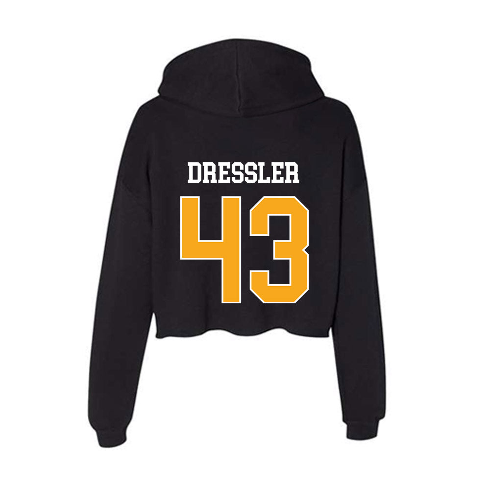 VCU - NCAA Baseball : Cade Dressler - Women's Crop Fleece Hoodie-1