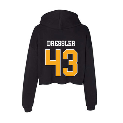 VCU - NCAA Baseball : Cade Dressler - Women's Crop Fleece Hoodie-1
