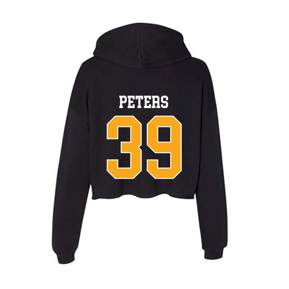 VCU - NCAA Baseball : Zachary Peters - Women's Crop Fleece Hoodie-1