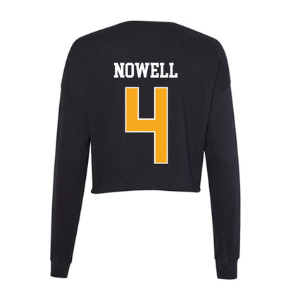 VCU - NCAA Men's Basketball : Ahmad Nowell - Women's Cropped Crew Fleece-1