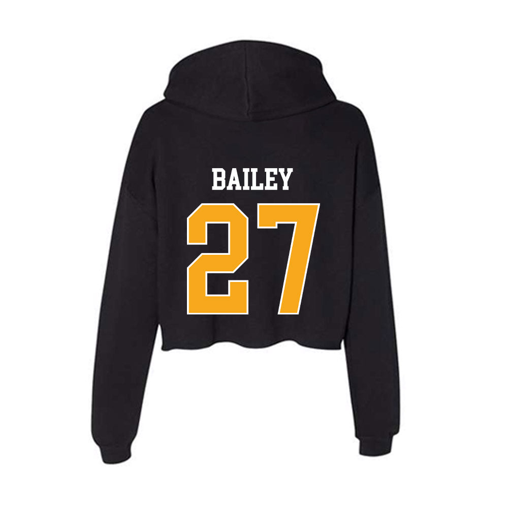 VCU - NCAA Women's Soccer : Jazmin Bailey - Women's Crop Fleece Hoodie-1