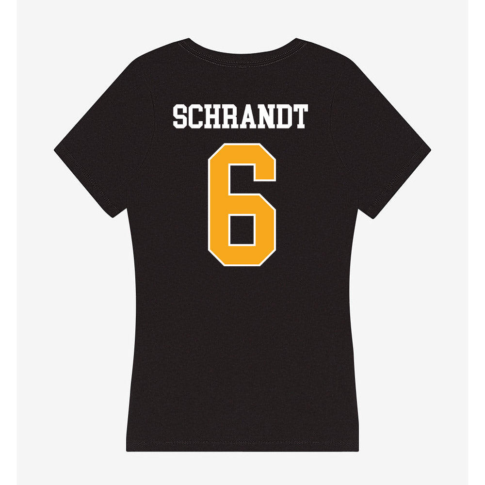 VCU - NCAA Women's Lacrosse : Bella Schrandt - Women's V-Neck T-Shirt-1