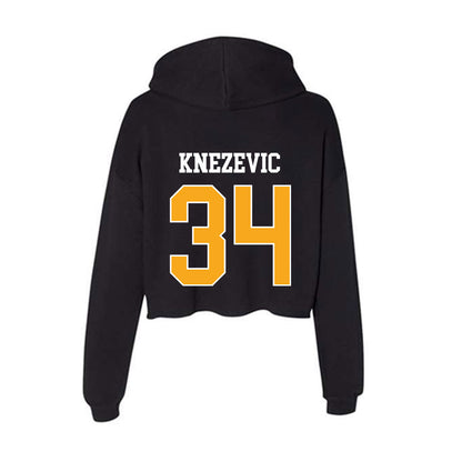 VCU - NCAA Women's Basketball : KATARINA KNEZEVIC - Women's Crop Fleece Hoodie-1