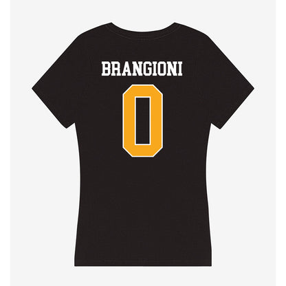 VCU - NCAA Women's Volleyball : Ana Brangioni - Women's V-Neck T-Shirt-1