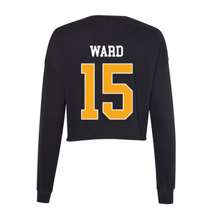 VCU - NCAA Men's Basketball : Tyrell Ward - Women's Cropped Crew Fleece-1