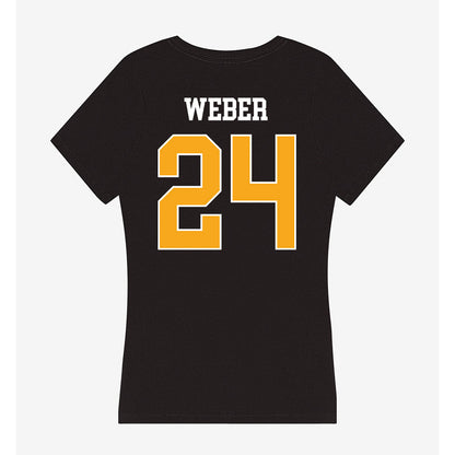 VCU - NCAA Women's Lacrosse : Chloe Weber - Women's V-Neck T-Shirt-1