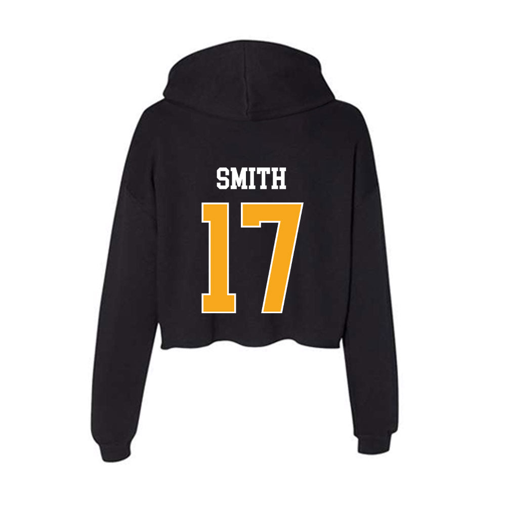 VCU - NCAA Baseball : Rex Smith - Women's Crop Fleece Hoodie-1