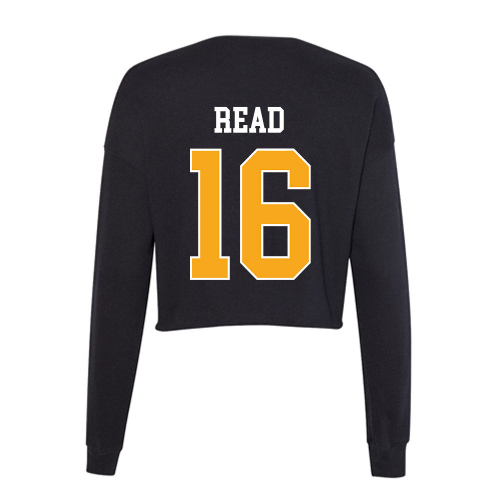 VCU - NCAA Baseball : Edward Read - Women's Cropped Crew Fleece-1