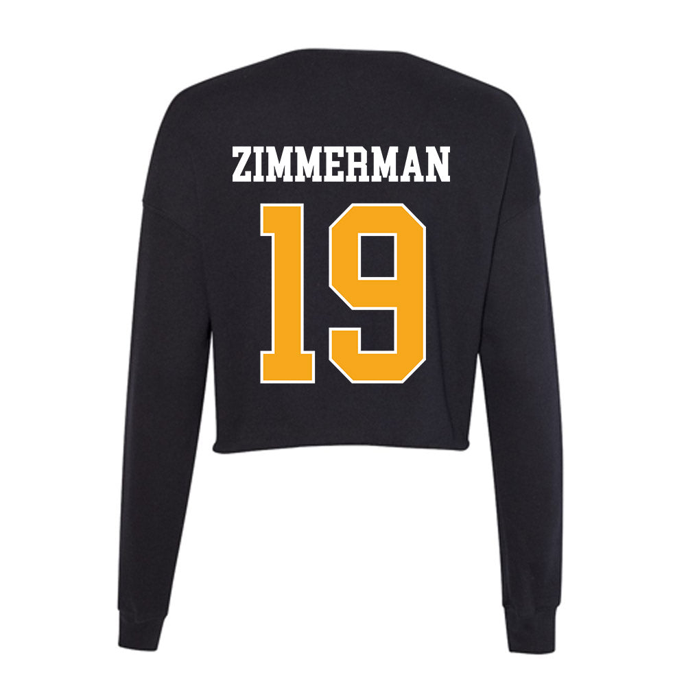 VCU - NCAA Women's Field Hockey : Hannah Zimmerman - Women's Cropped Crew Fleece-1