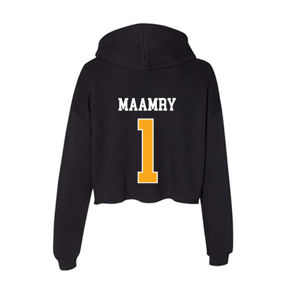 VCU - NCAA Women's Soccer : Ameerah Maamry - Women's Crop Fleece Hoodie-1
