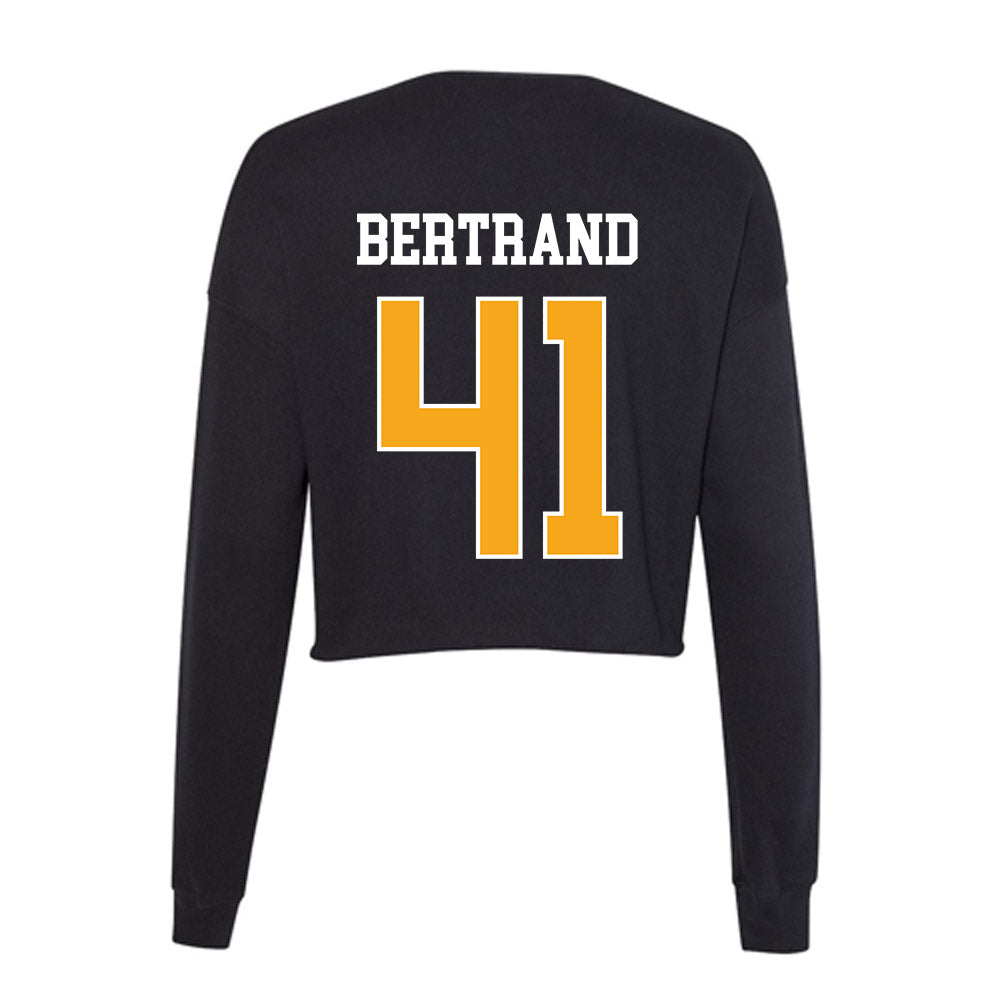VCU - NCAA Baseball : Nicholas Bertrand - Women's Cropped Crew Fleece-1