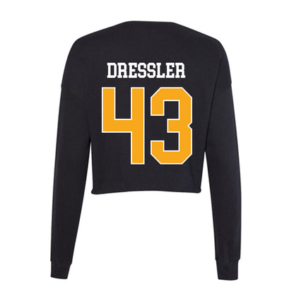 VCU - NCAA Baseball : Cade Dressler - Women's Cropped Crew Fleece-1