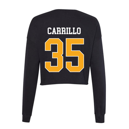 VCU - NCAA Women's Lacrosse : Ava Carrillo - Women's Cropped Crew Fleece-1