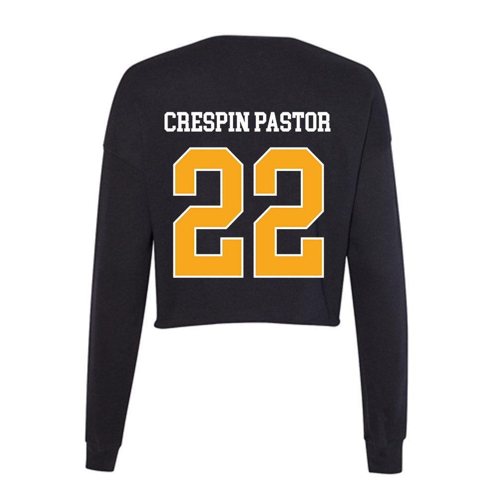 VCU - NCAA Women's Basketball : Laia Crespin Pastor - Women's Cropped Crew Fleece-1