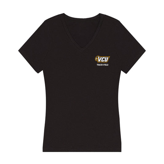 VCU - NCAA Women's Track & Field : June Hobaugh - Women's V-Neck T-Shirt-0