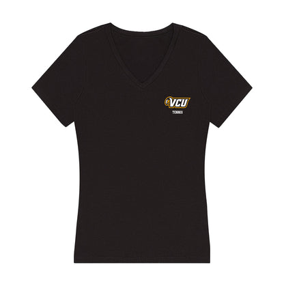 VCU - NCAA Women's Tennis : Andrea Magallanes - Women's V-Neck T-Shirt-0