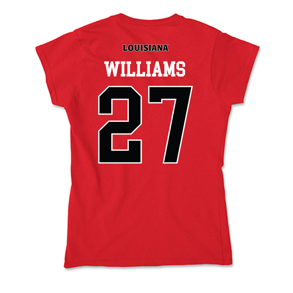 Louisiana - NCAA Football : Kendrell Williams - Soft Style Women’s T-Shirt-1